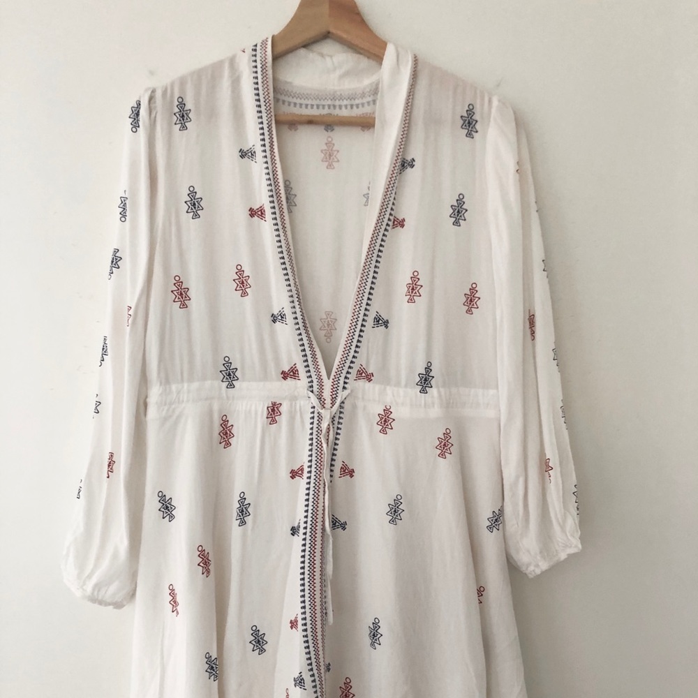 Bohemia Style White Dress